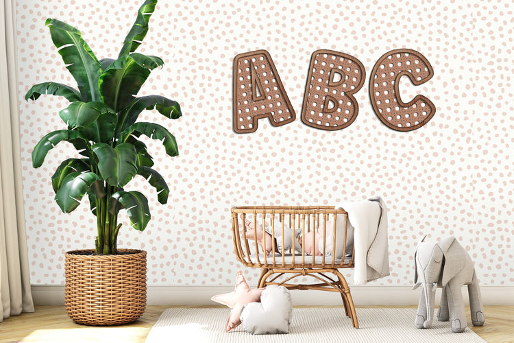 Rattan Alphabet SVG | Laser Cut Files A-Z & 0-9 | Digital Alphabet Set for Laser Cutting | Wood MDF Acrylic Ready | Instant Download