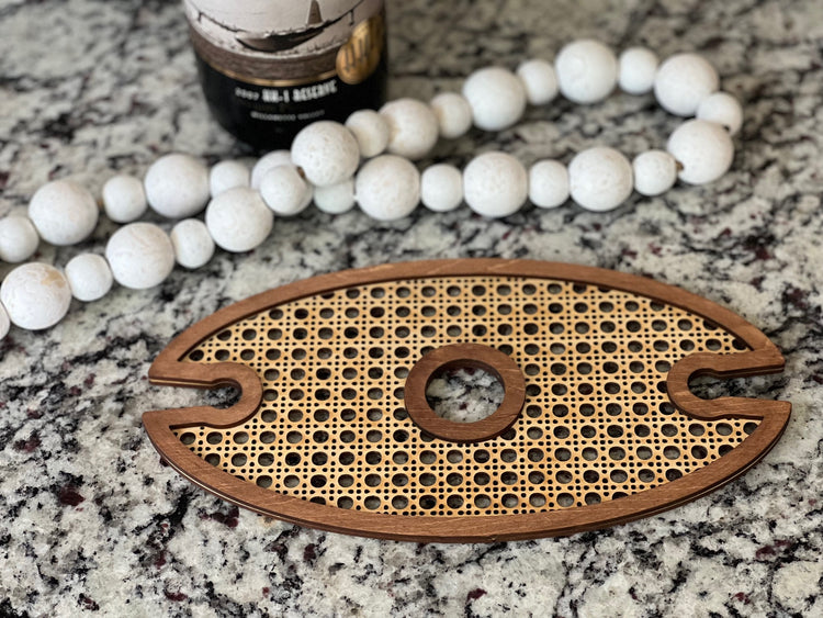Laser Cut Rattan Wine Caddy design, Instant Digital Download, Laser Cut File, Glowforge File, Glowforge Tested, Cricut, SVG