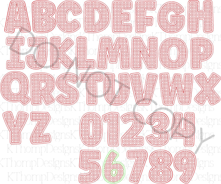 Rattan Alphabet SVG | Laser Cut Files A-Z & 0-9 | Digital Alphabet Set for Laser Cutting | Wood MDF Acrylic Ready | Instant Download