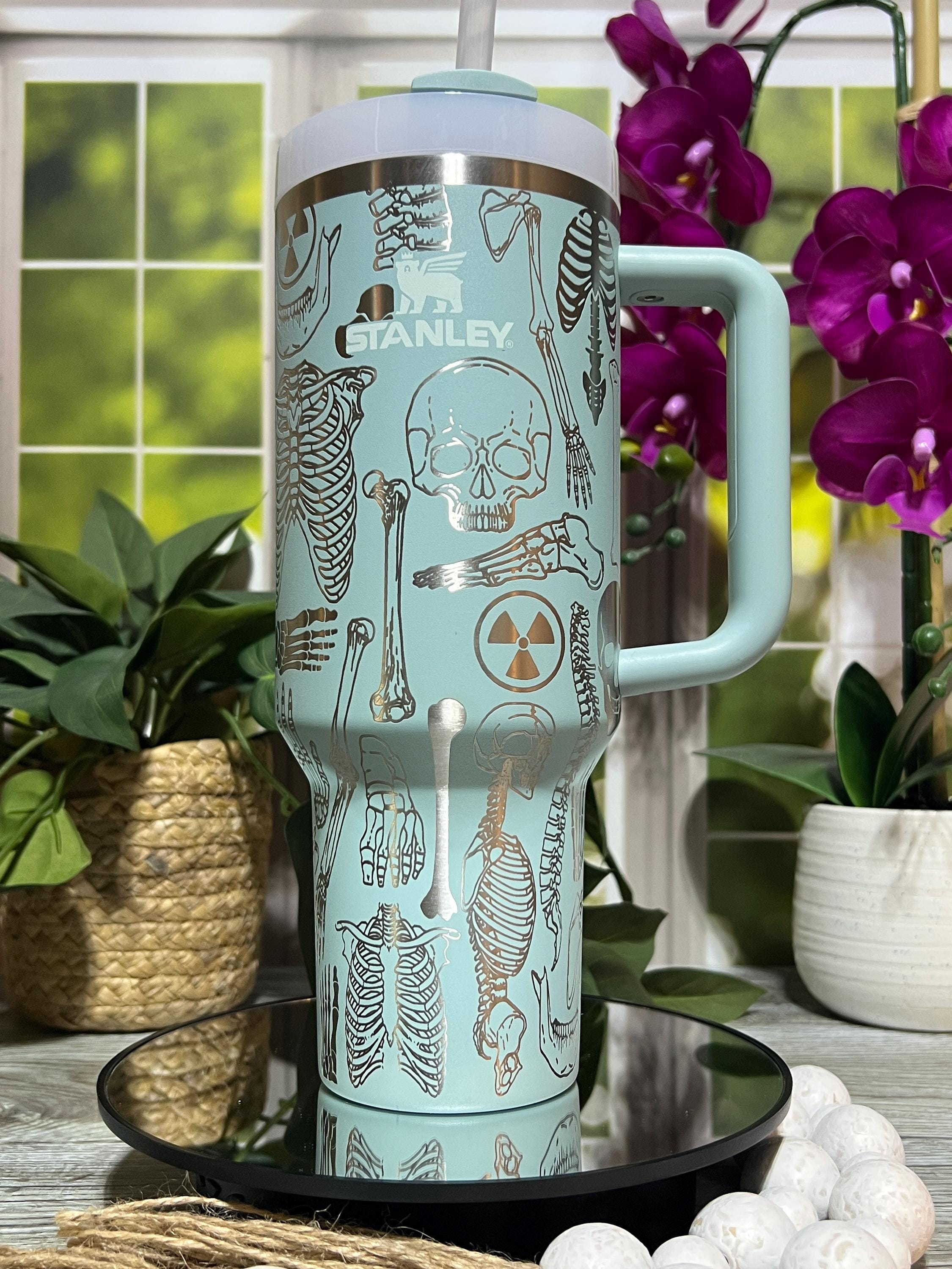 Radiology Tumbler Wrap SVG | 40oz Laser Engraving File | Rotary Ready Digital Design | Career Gift SVG