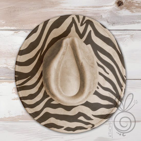 Wild Stripes Wide Brim Hat Laser Engraving SVG