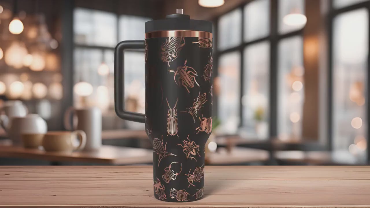 Bugs Creepy Crawlers Tumbler Wrap SVG | 40oz Laser Engraving File | Rotary Ready Digital Design | Exotic Animal SVG