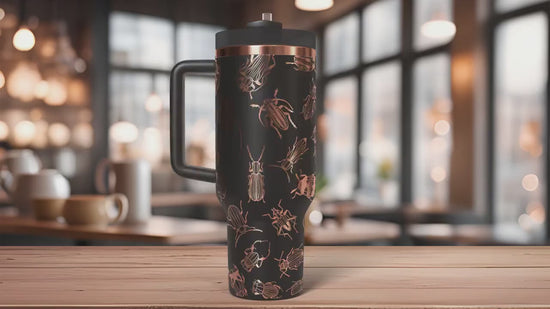 Bugs Creepy Crawlers Tumbler Wrap SVG | 40oz Laser Engraving File | Rotary Ready Digital Design | Exotic Animal SVG