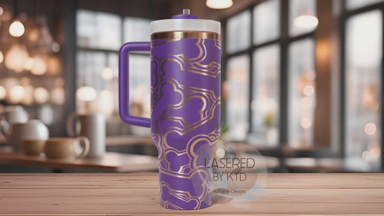 Bones Burst Tumbler Wrap SVG | 40oz Laser Engraving File | Rotary Ready Digital Design | Pet Lover Gift