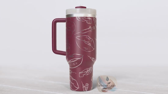 Botox Tumbler Wrap SVG | 40oz Laser Engraving File | Rotary Ready Digital Design | Career Gift SVG